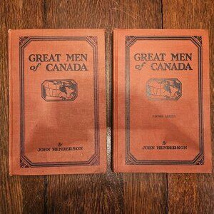 Great Men of Canada Book 1 & 2